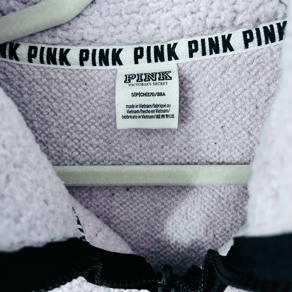 PINK fleece sweater - Picture 3 of 4